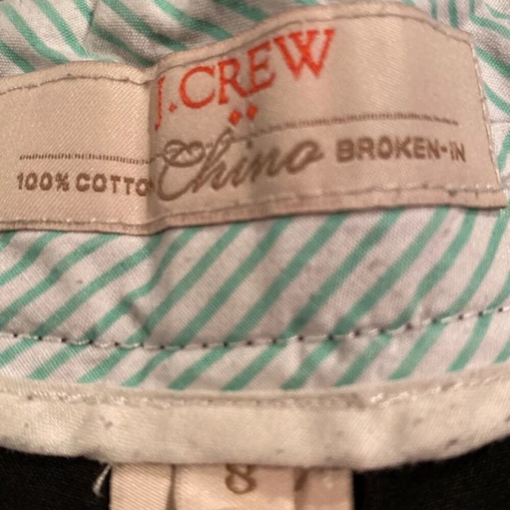 Size 8 J. Crew Chino Shorts - Picture 5 of 8